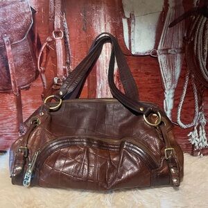 B Makowsky VTG leather bag